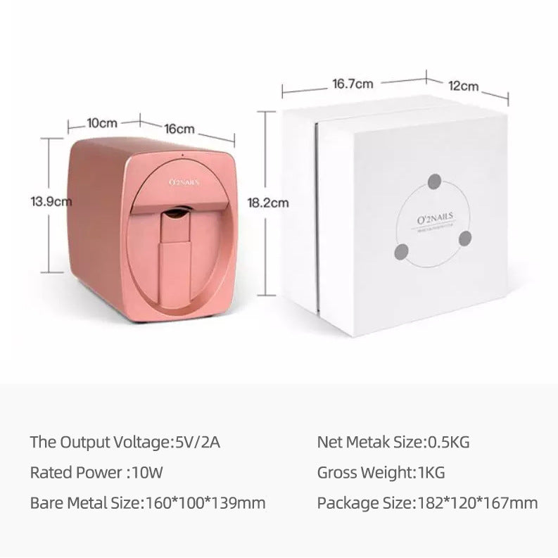 Full-automatic 3d Nail Printer Color Drawing Machine