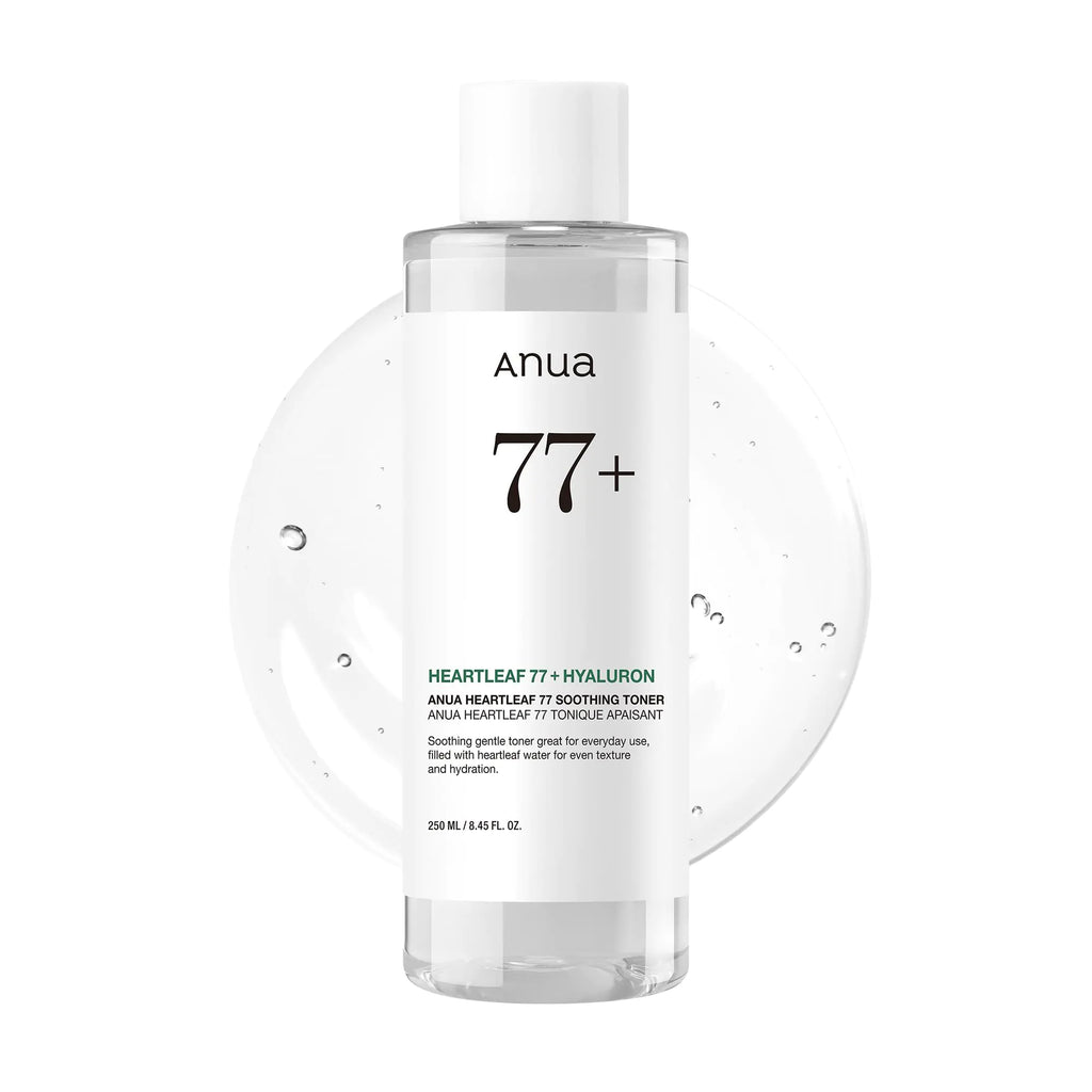 Anua Heartleaf 77 Soothing Toner I pH 5.5 Trouble Care Calming Skin Refreshing Hydrating Purifying Cruelty Free Vegan(250ml / 8.45 fl.oz.)