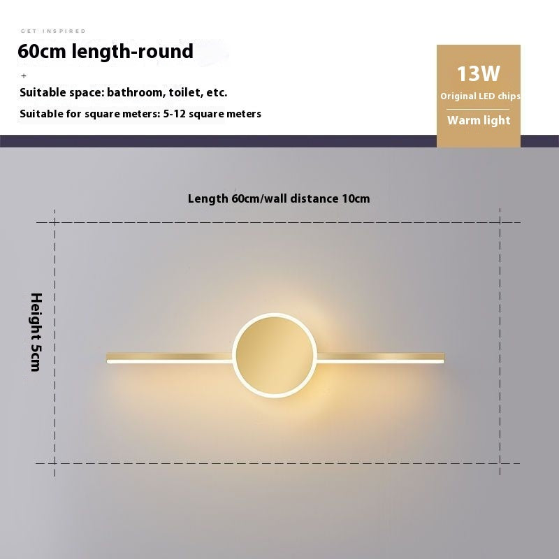 Mirror Front Bathroom Mirror Cabinet Dedicated Makeup Light Led Dressing Lamp