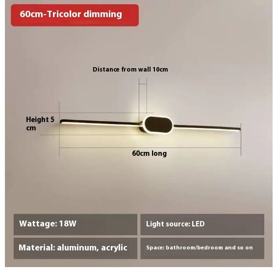 Mirror Front Bathroom Mirror Cabinet Dedicated Makeup Light Led Dressing Lamp