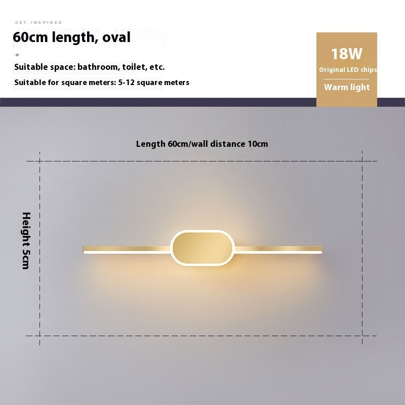 Mirror Front Bathroom Mirror Cabinet Dedicated Makeup Light Led Dressing Lamp