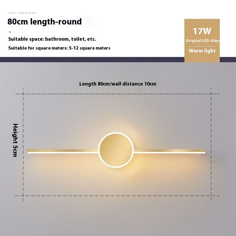 Mirror Front Bathroom Mirror Cabinet Dedicated Makeup Light Led Dressing Lamp