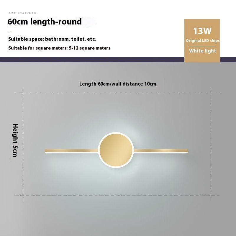 Mirror Front Bathroom Mirror Cabinet Dedicated Makeup Light Led Dressing Lamp