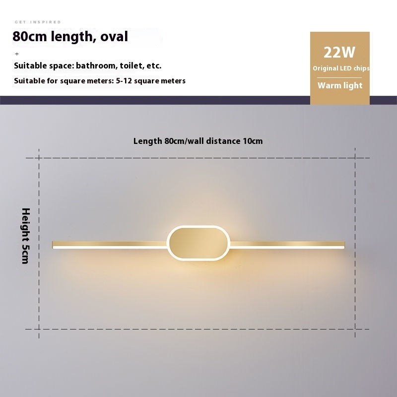 Mirror Front Bathroom Mirror Cabinet Dedicated Makeup Light Led Dressing Lamp