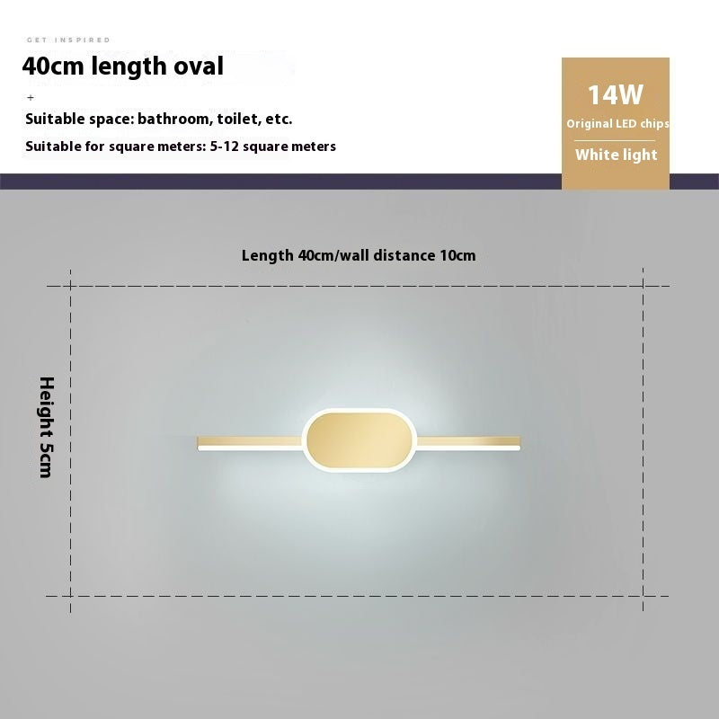 Mirror Front Bathroom Mirror Cabinet Dedicated Makeup Light Led Dressing Lamp