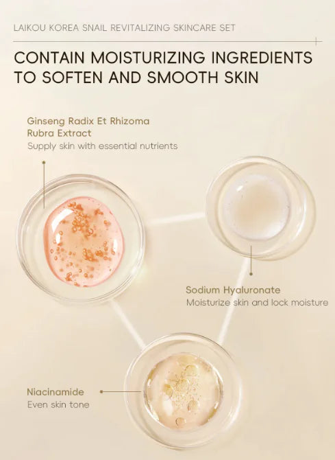 5-piece Snail Mucin Hydrating & Repair Kit